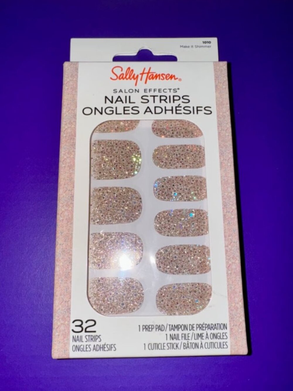Sally Hansen Salon Effects Nail Strips 32 Count in Make it Shimmer 1010